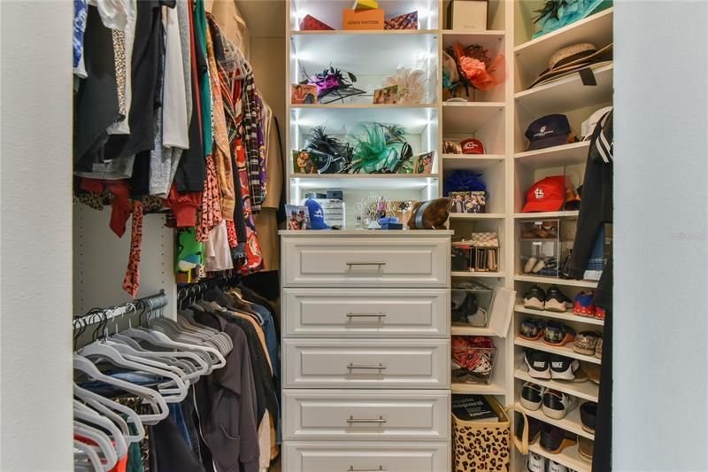 Hers custom closet