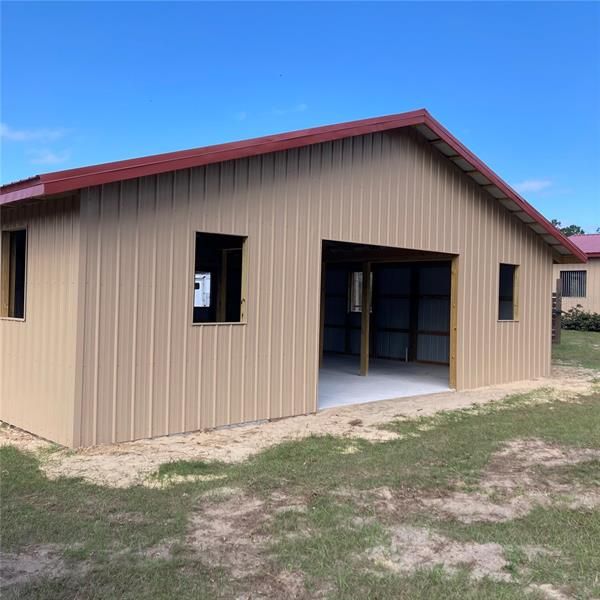 New barn rear