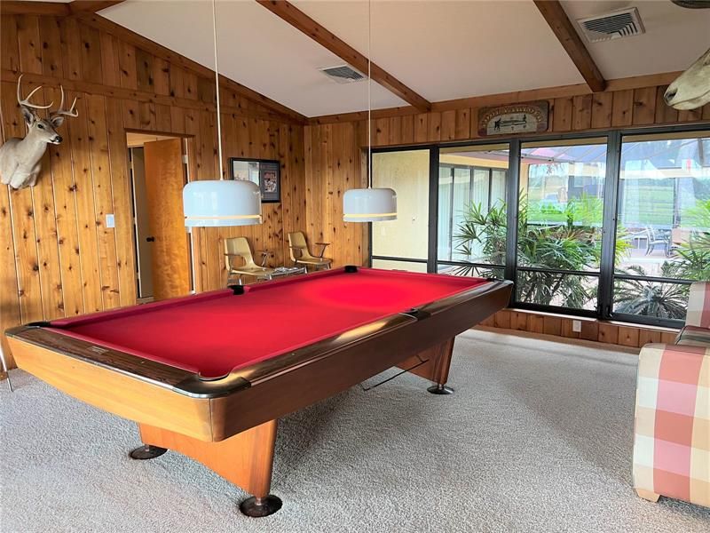 Pool Table for entertaining