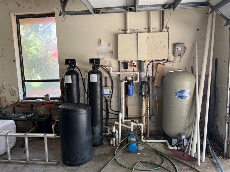 Water Softener in garage