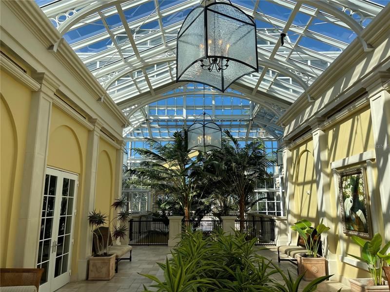 Conservatory Clubhouse Interior Entrance