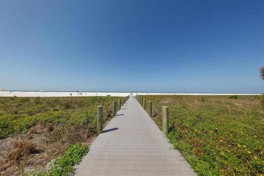 WALKWAY TO YOUR SIESTA KEY BEACH PARADISE!