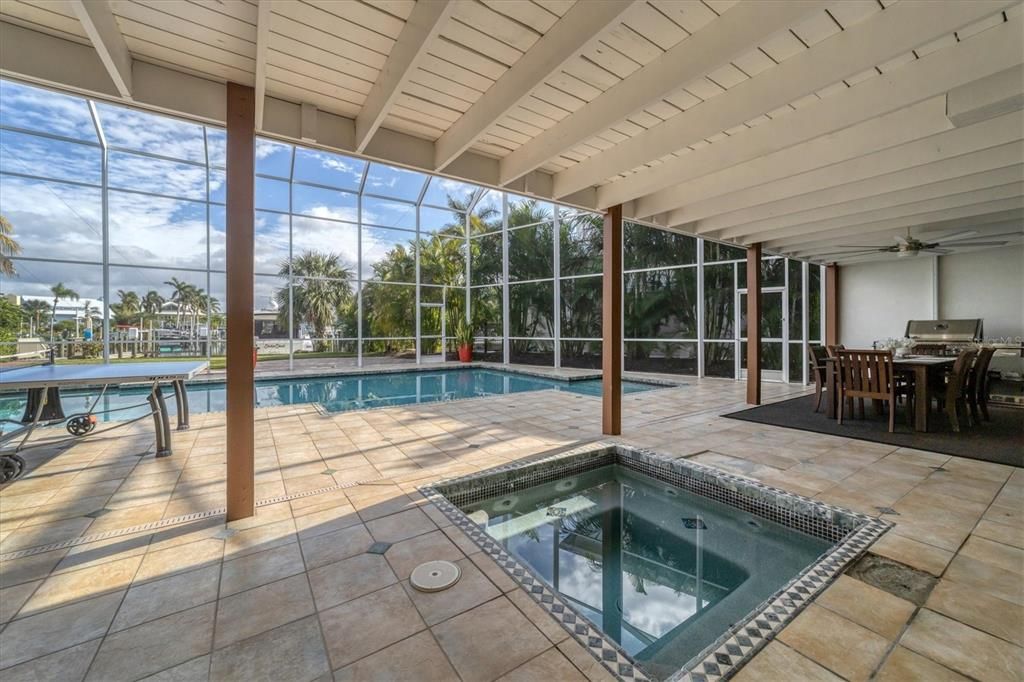 POOL AND SPA/OUTDOOR LIVING SPACE