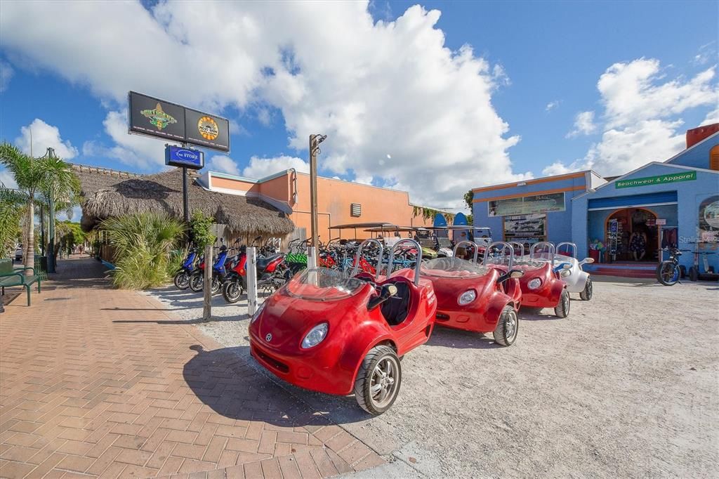 SIESTA KEY VILLAGE FUN - RENTAL RIDES