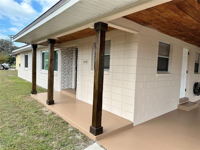 Nice front porch