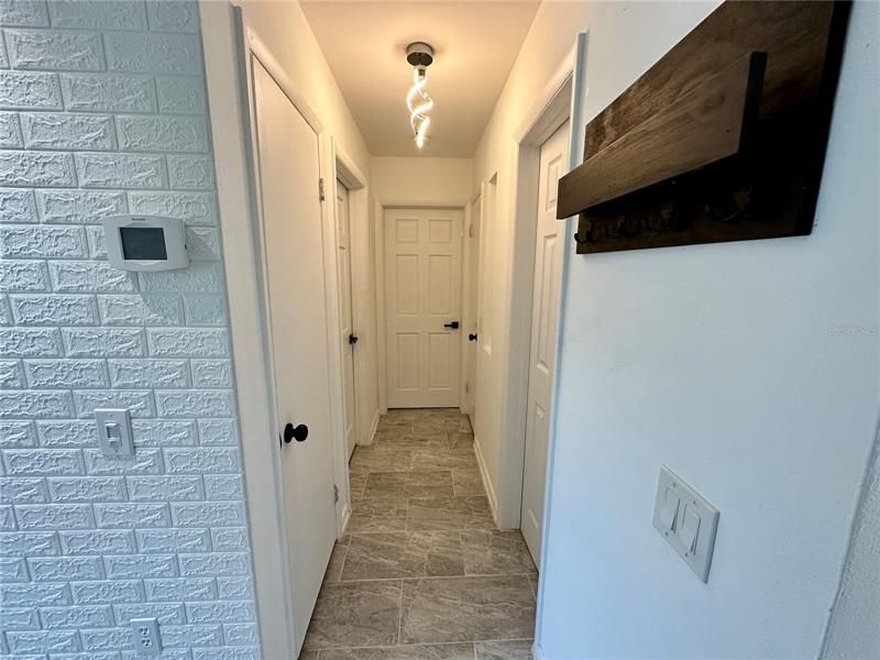 Hallway to Bedrooms and Bathroom