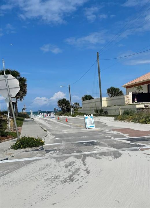 Drive on to the beach from A1A - S Atlantic Ave