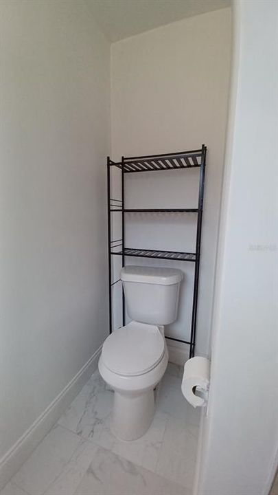 Master Bath with brand new toilet