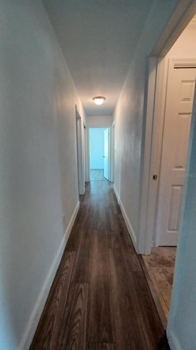 Hallway leading back to living/family room