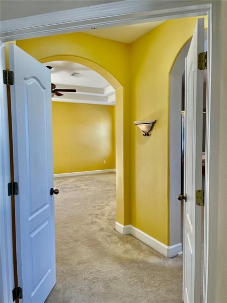 entrance to master suite