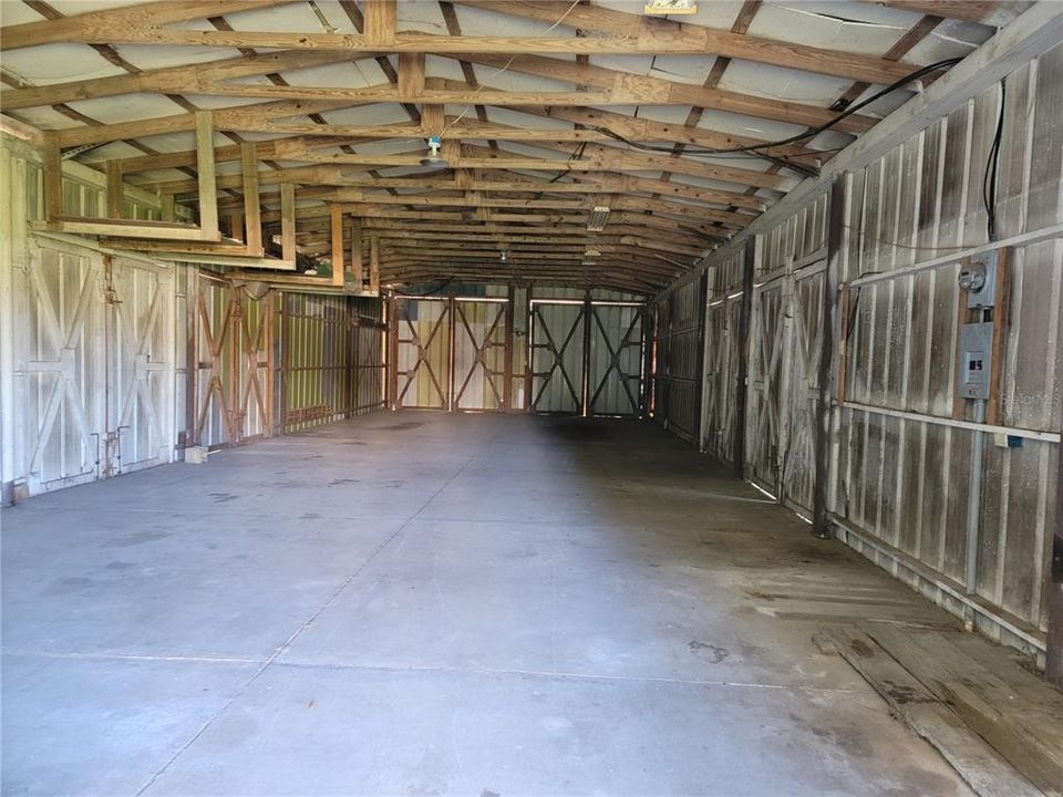 Tractor Barn Interior