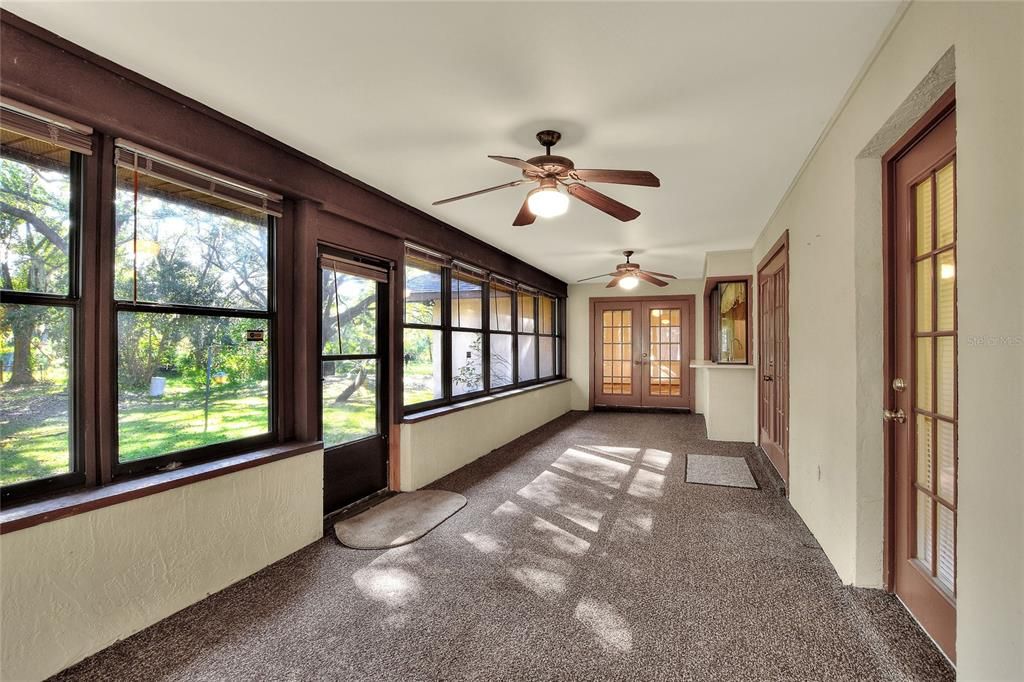 Patio view to Family Room