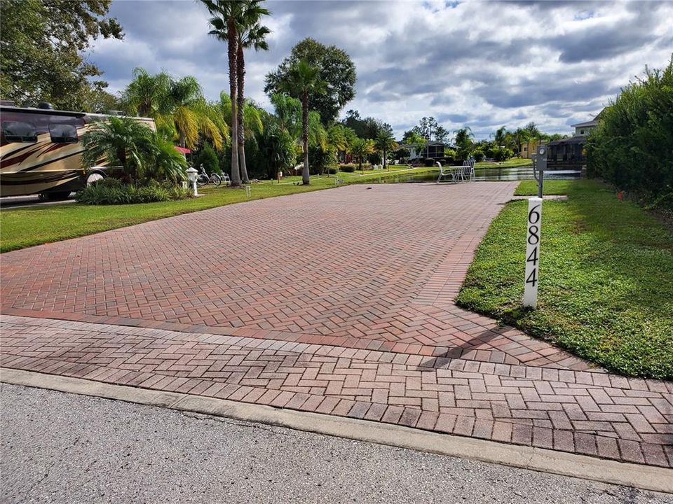 Waterfront view showing the Clubhouse in far back.