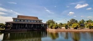 View of the Clubhouse from across the water.