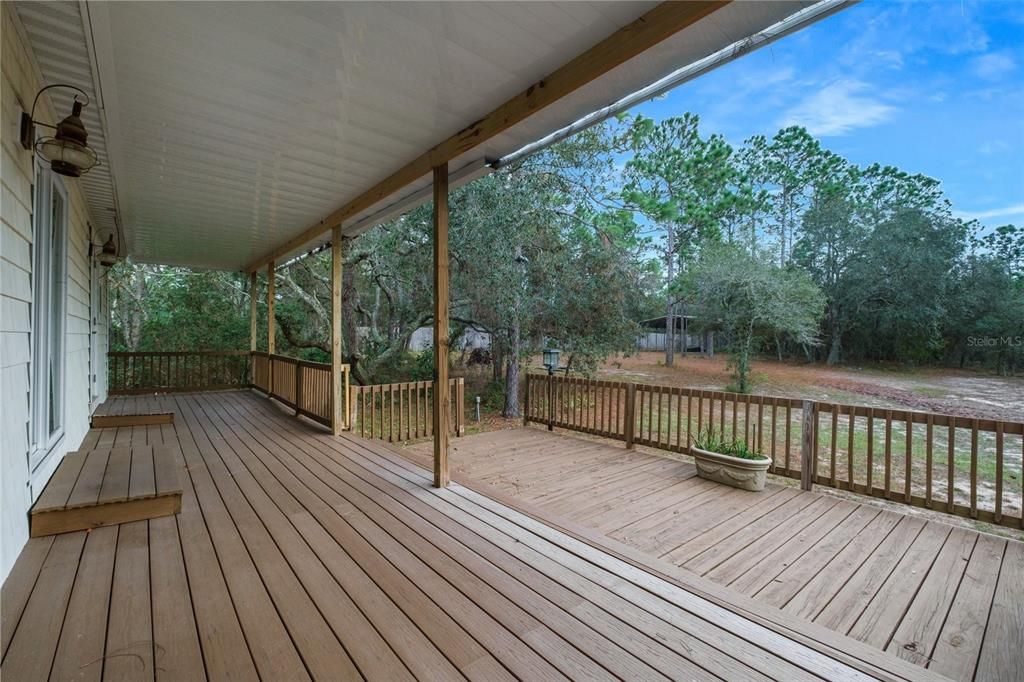 Porch off the kitchen