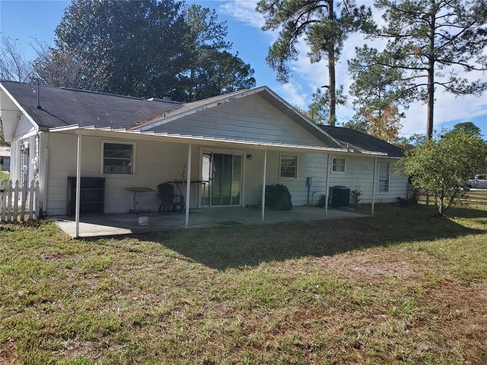 Back Covered Porch