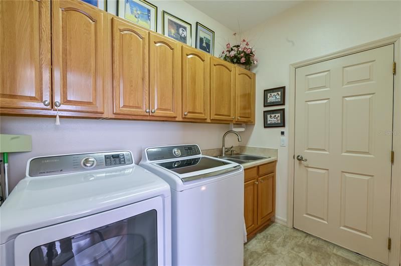 Inside Laundry Room - Door to Garage