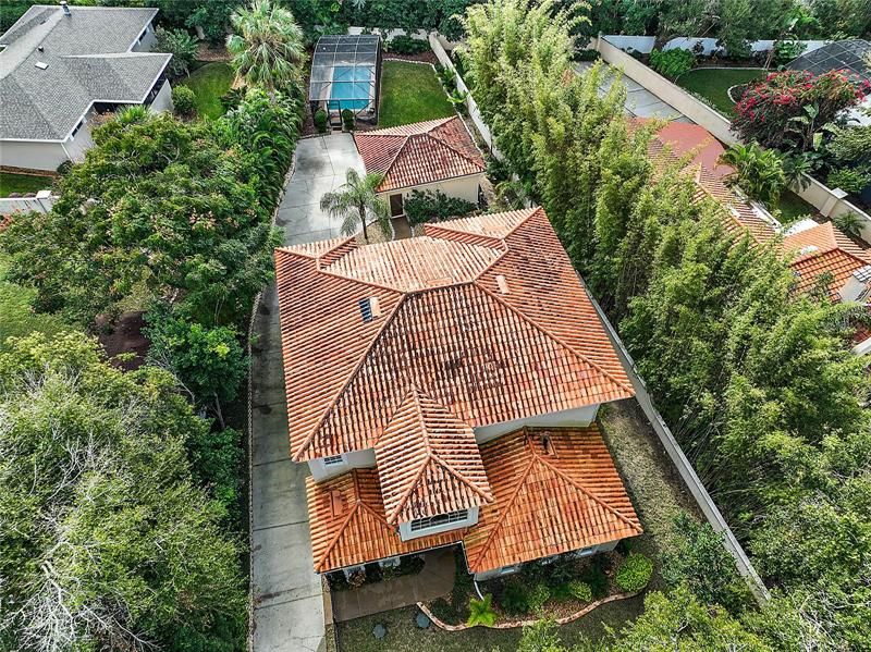 Aerial of Front View of Property