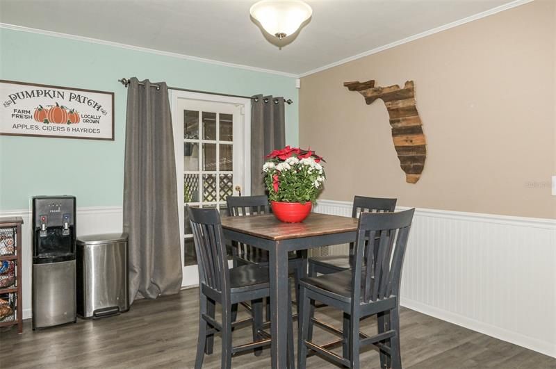 Dining Area w/ wainscoting