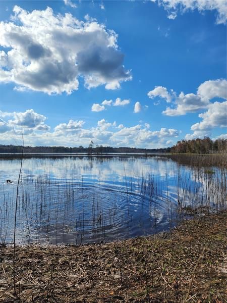 Waters lake close by