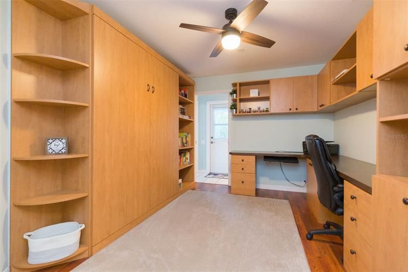 Office with murphy bed