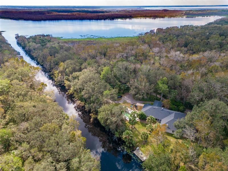 11 Acres of privacy and water access!