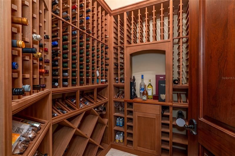 temperature controlled wine cellar