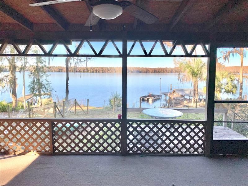 Back Screened porch