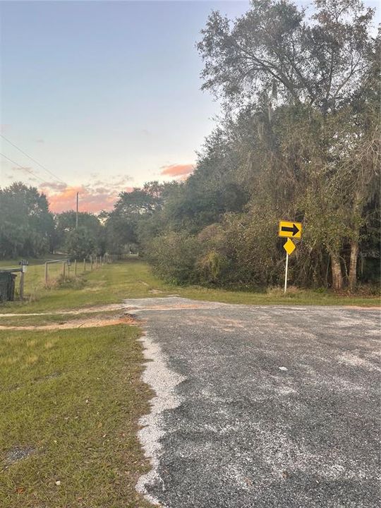 Go straight off main road & property is on the right