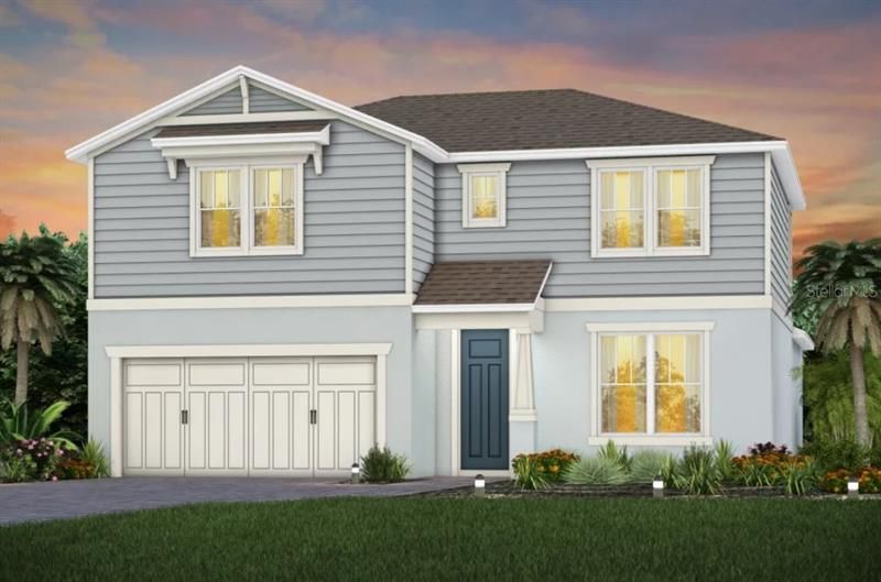 Whitestone Home Design Exterior Rendering -  Pictures are for illustrative purposes only. Elevations, colors and options may vary.