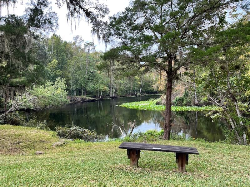 On the trails at Wilderness RV Resort