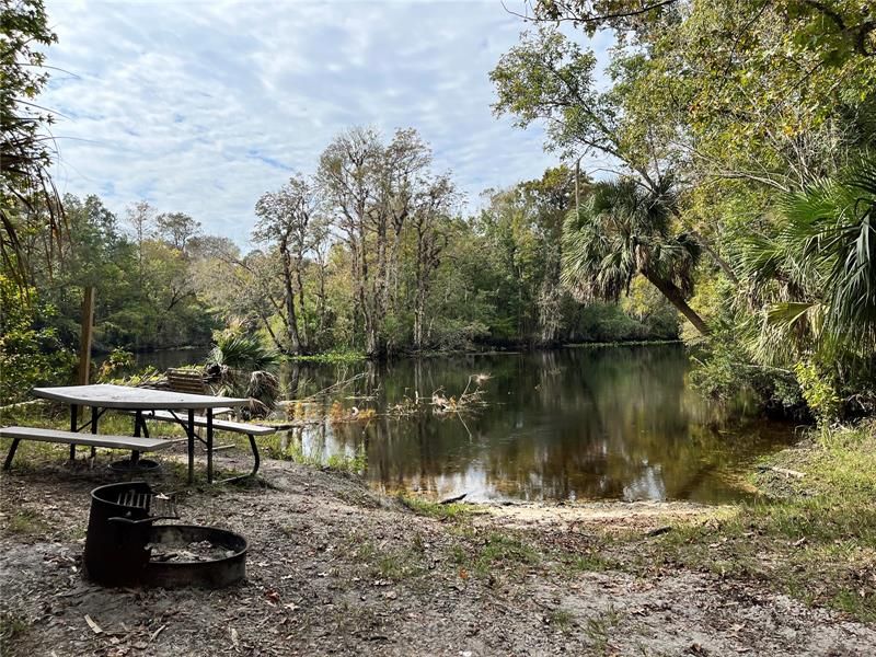 On the trails at Wilderness RV Resort