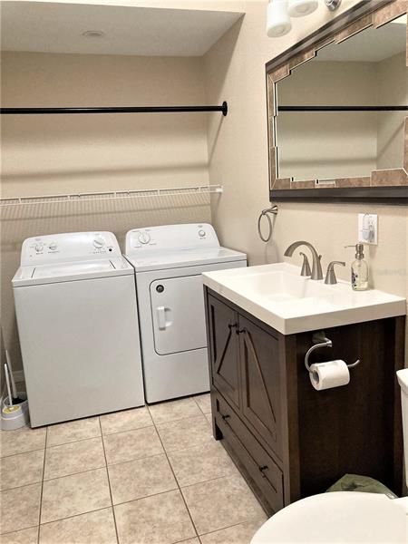 Guest House Bathroom w/ Laundry