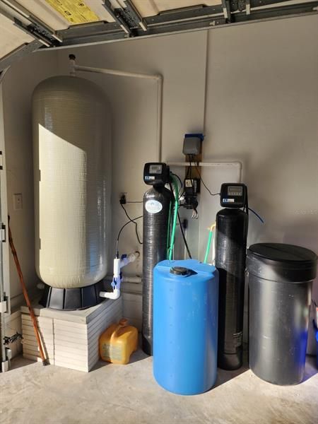 Water filtration and softener system
