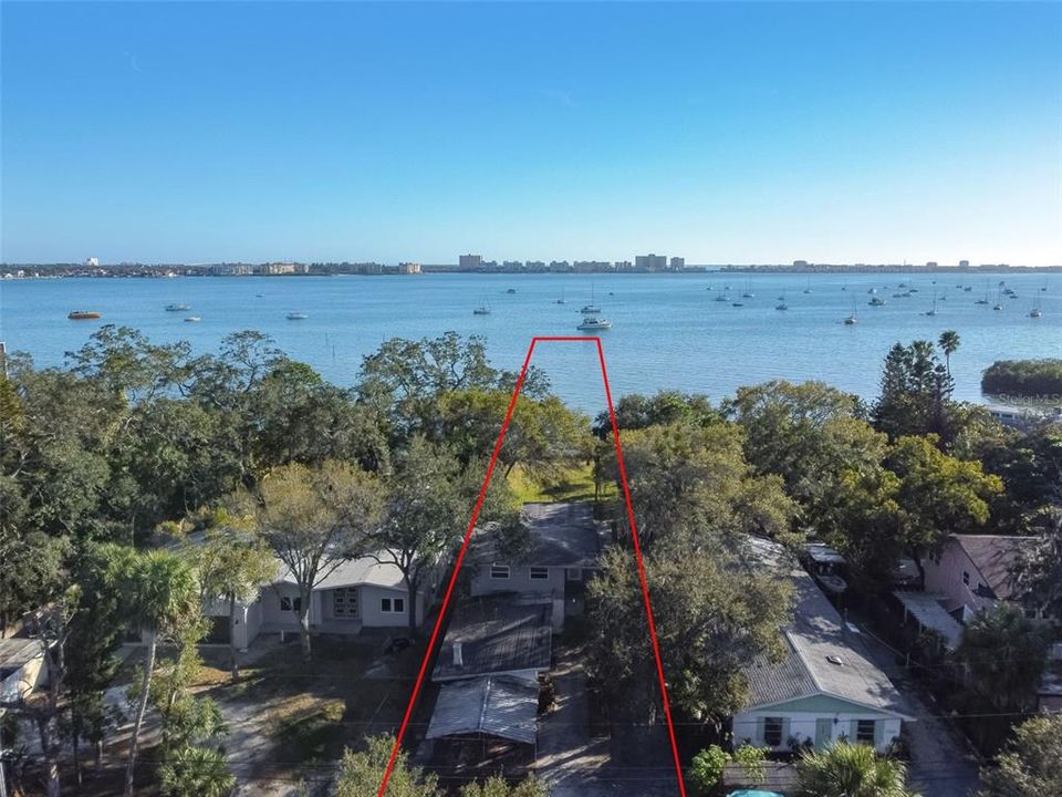 Spectacular one of a kind Waterfront in Gulfport Lot is 250' x 50' plus another 441' x 50' submerged land