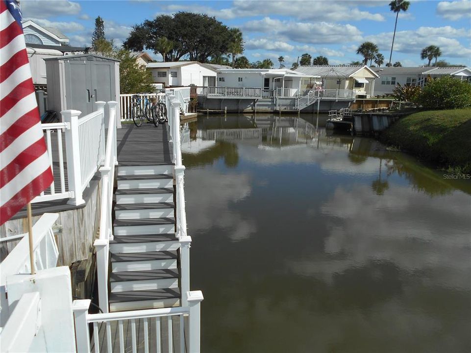 Deck View Of Canal