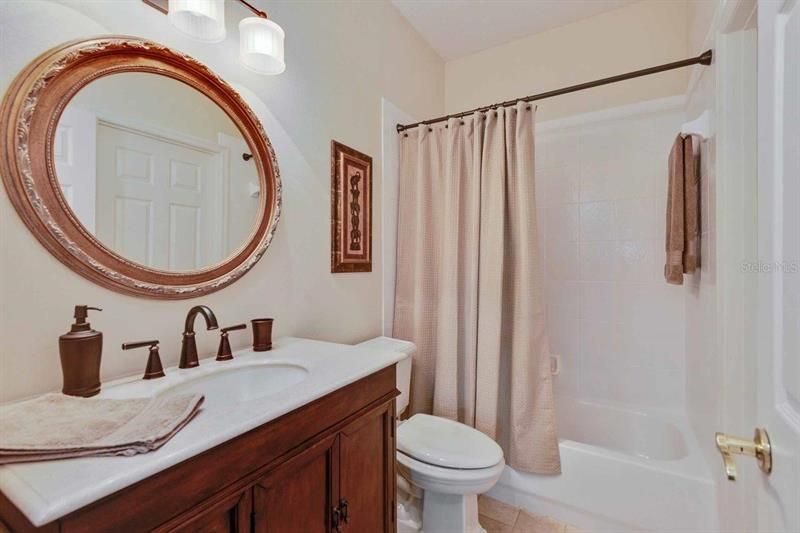 Guest Bathroom off Family Room