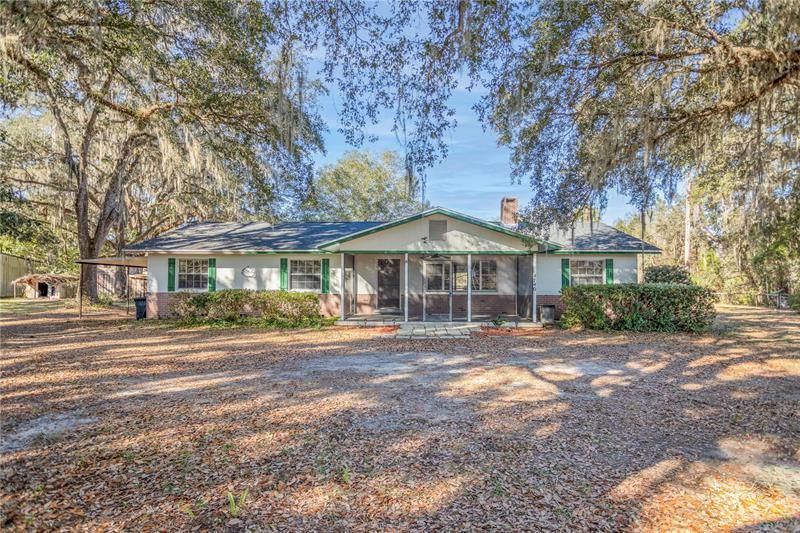 Front view of home from gate