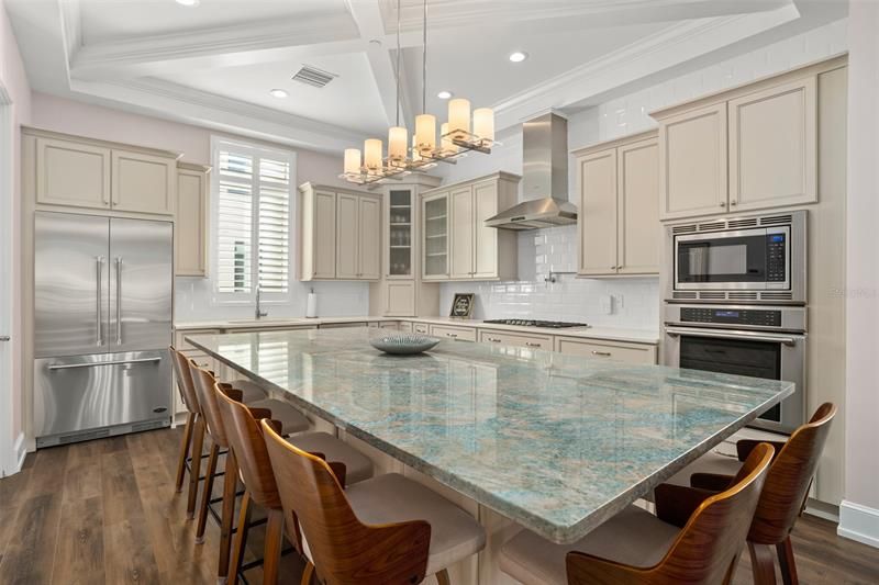 Wow your guests with the oversized custom countertop!