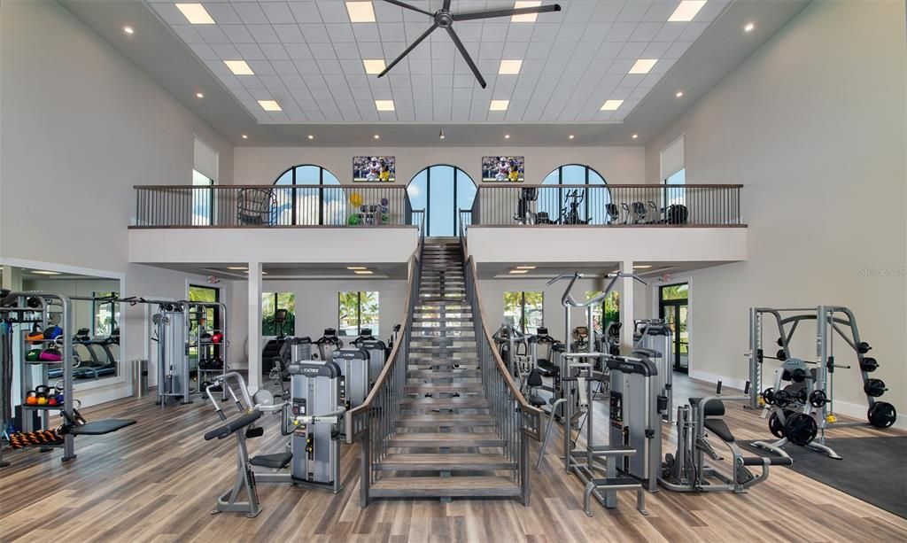 gym/exercise room