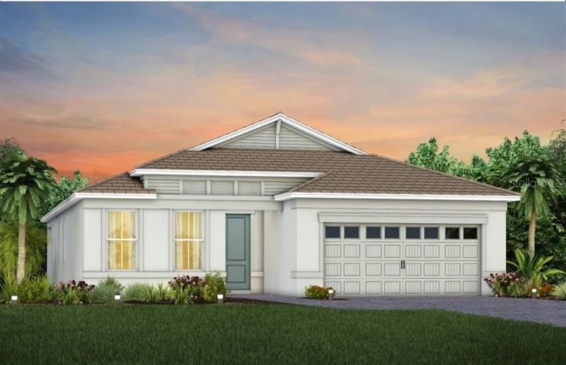 Mystique Home Design - Coastal Elevation Exterior Design. Artistic rendering for this new construction home. Pictures are for illustrative purposes only. Elevations, colors and options may vary.