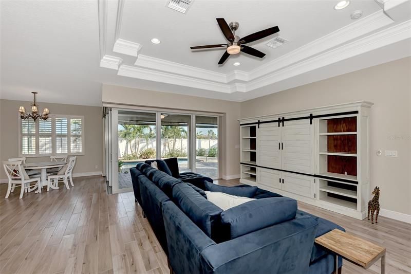 View of Diningroom Area & Entertainment System