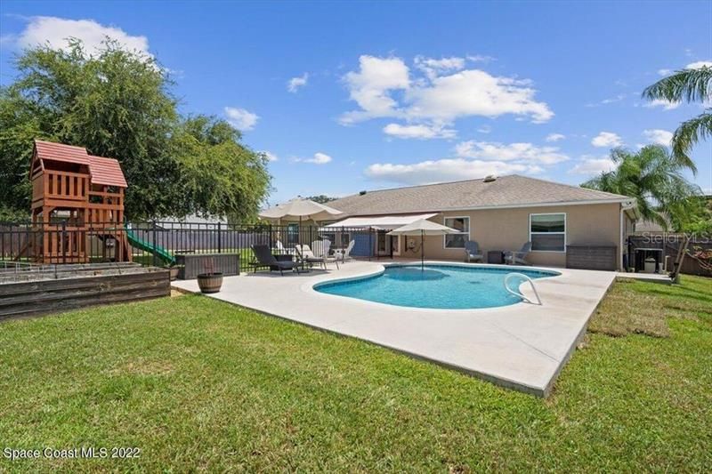 Backyard and Pool