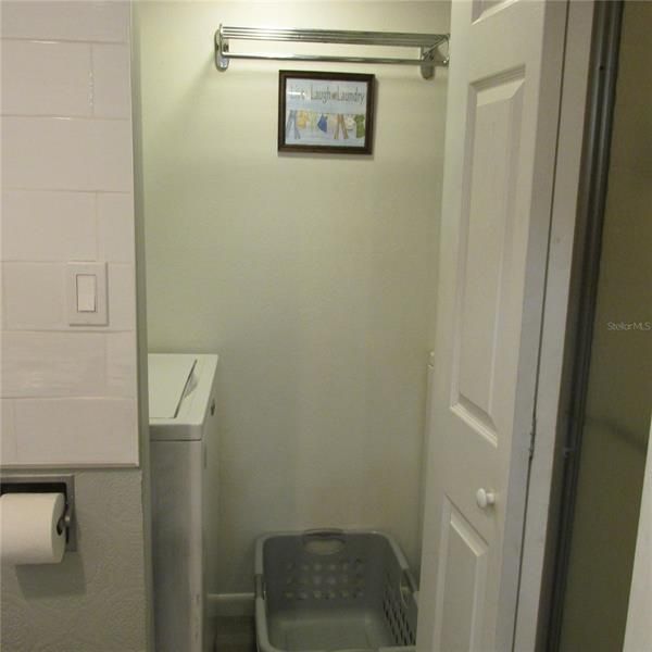1st floor bathroom with walk in shower/laundry room