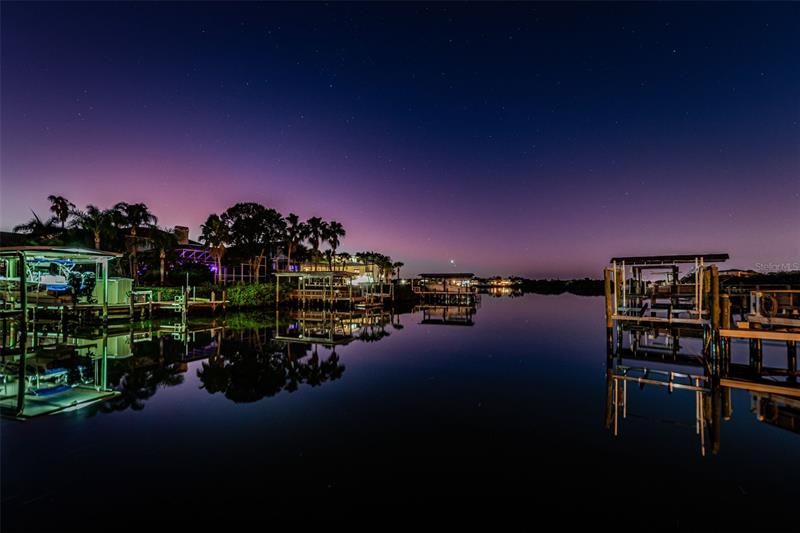 Another peaceful evening at your Palm Harbor Oasis.