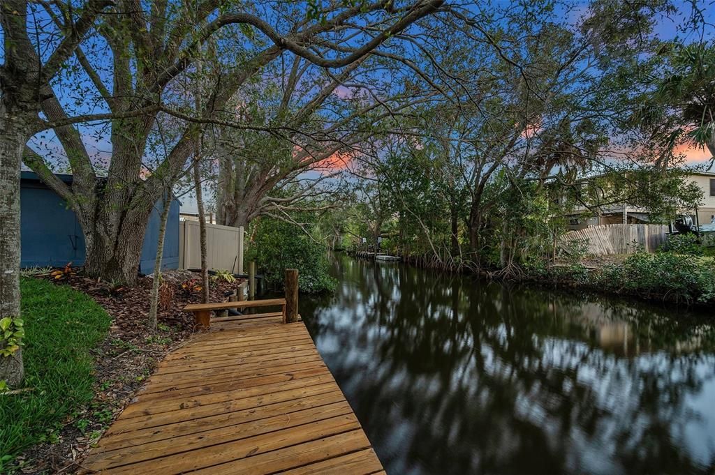 New wood dock with 100 ft. (MOL) of waterfront.