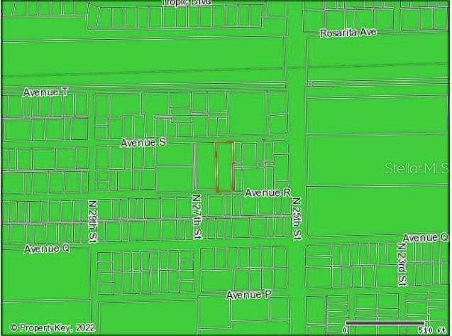 Flood Map from Public Records--All Green High and Dry