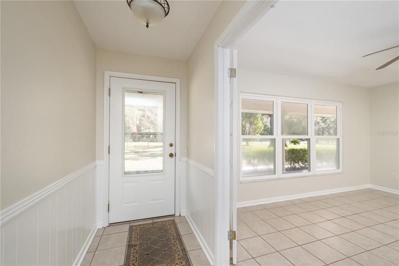 Foyer w/French Doors to Living Room