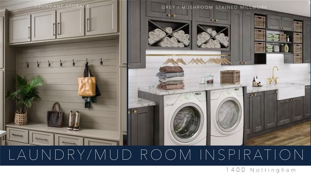 Laundry & Mud Room Selection Inspiration