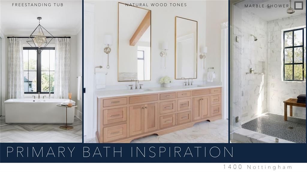Primary Suite Bath Inspiration